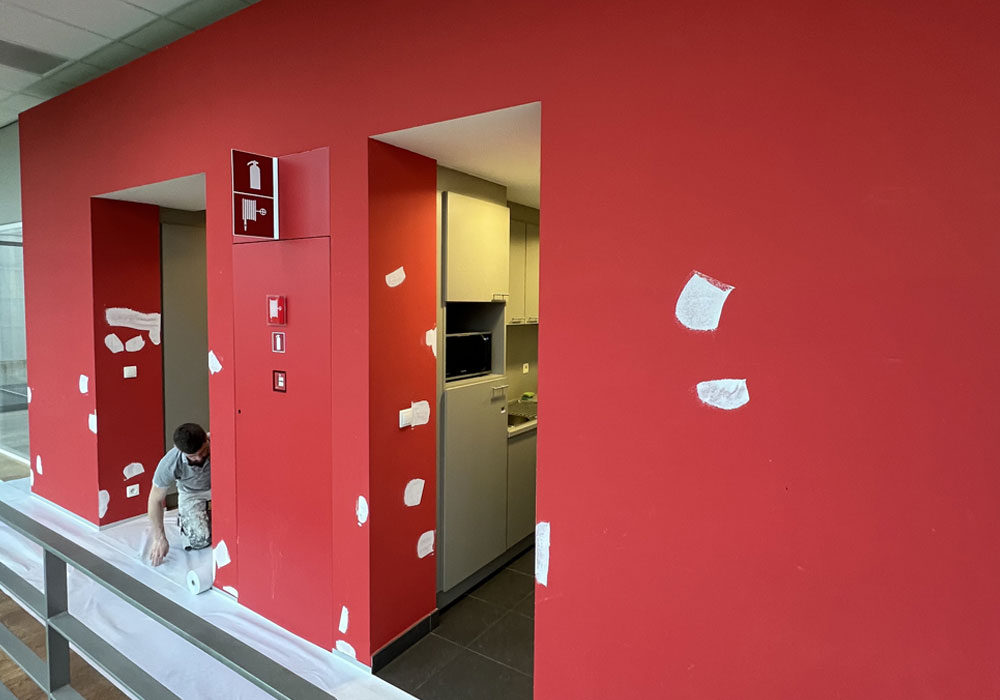 Travaux de peinture